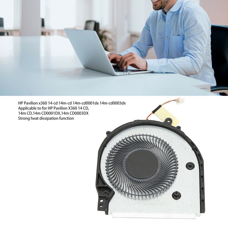 CPU Cooling Fan 4 Pin Strong Heat Dissipation CPU Fan