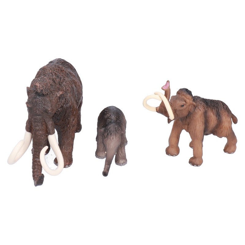 Mammoth Model Simulated Figurine Realistic Plastic Mammoth Toys for Animal
