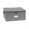 Covermates Keepsakes Zip-Top Storage Box Set, 3 Pack Heavy Duty