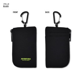 Aventura 0021 Key Case, Reel, Carabiner, Key Hook, Pass Case, Commuter Cards, Keys, Small Items, Pouch, Compact, Women's, Men's, Girls, Unisex, Commuting to Work or School, Travel, Bicycle, Adult,