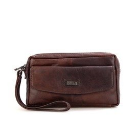 Nevada Toiletry Bag, Dark Brown, brown, Casual