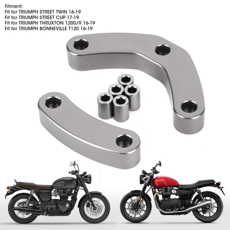 2pcs Motorcycle Engine Side Protector Frame Crash Pad Kit Fit