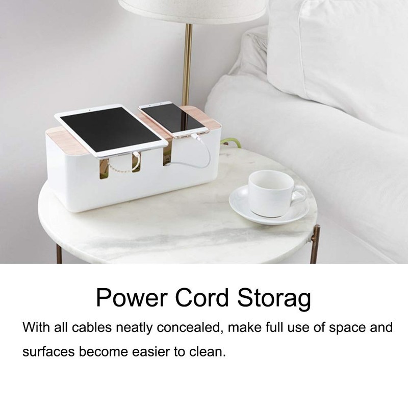 Cable management box, 11.9 x 4.9 x 4.5 inch cable