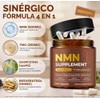NMN 1000 mg Nicotinamide Mononucleotido con Resveratrol Quecertin TMG Liposomal