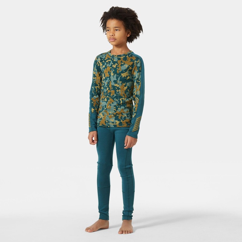 Helly Hansen Unisex Children's Jr Graphic Lifa Merino Set Base