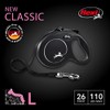 Flexi CL10T5.250.R New Classic Tape Retractable Leash, Red, Large/26'