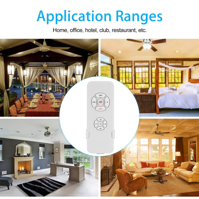 AUNMAS Ceiling Fan Remote Control Kit with Remote Control and