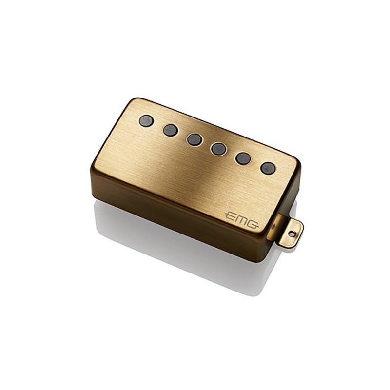 EMG 66 Active Neck Electric Guitar Pickup, Brushed Gold