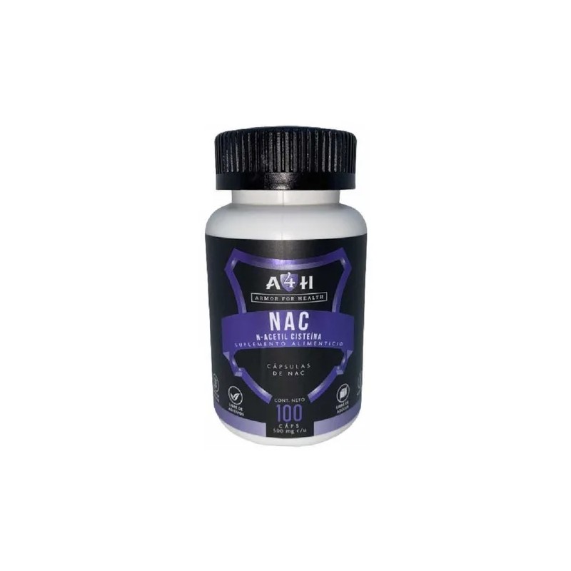 N-acetil Cisteina Nac 500mg 100 X 2 Cáps A4h Armor