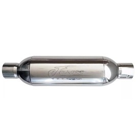 JONES EXHAUST Turbine Performance  Muffler, 304 Stainless Steel  3" C/C  Jones Exhaust  JT3030