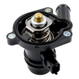 Engine Coolant Thermostat Housing Assembly, Compatible with Chevy Cruze 2011-2015, Limited 2016, Sonic 2012-2020, Trax 2013-2021, Buick Encore 2013-2021, L4 1.4L, Replace# 55579010 25200455 55593034