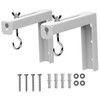 Housoutil 2pcs Projector Screen Ceiling Mounts Heavy Duty Hook Brackets