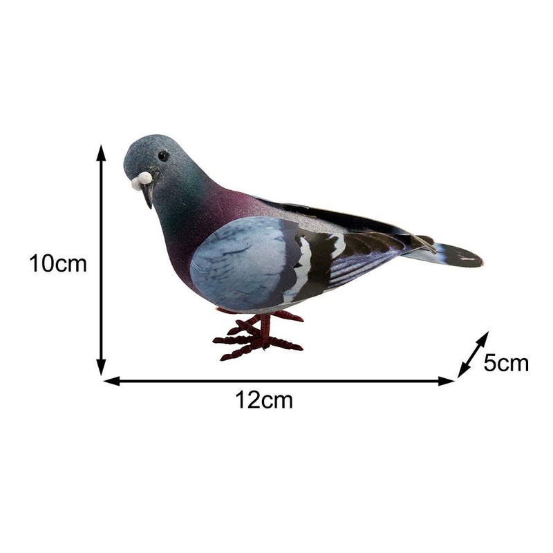 Artificial Simulated Foam Birds, Artificial Compression Foam Simulation Pigeon, Mini