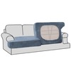 H.VERSAILTEX Stretch Velvet 2 Piece T Cushion Sofa Slipcovers Individually