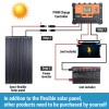 LINEBA 100W 200W 400W Mono Solar Panel Kit Monocrystallin -