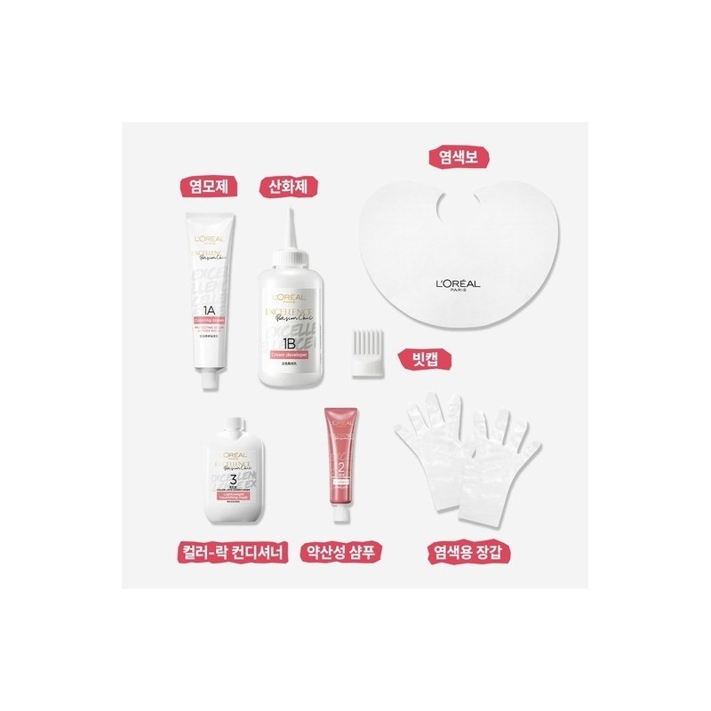 [SSG exclusive composition] L’Oréal Paris Excellence Parisian Chic 4 pcs