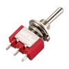 Baomain Toggle Switch MTS-123 SPDT Momentary (ON)-Off-(ON) 3 Files 3
