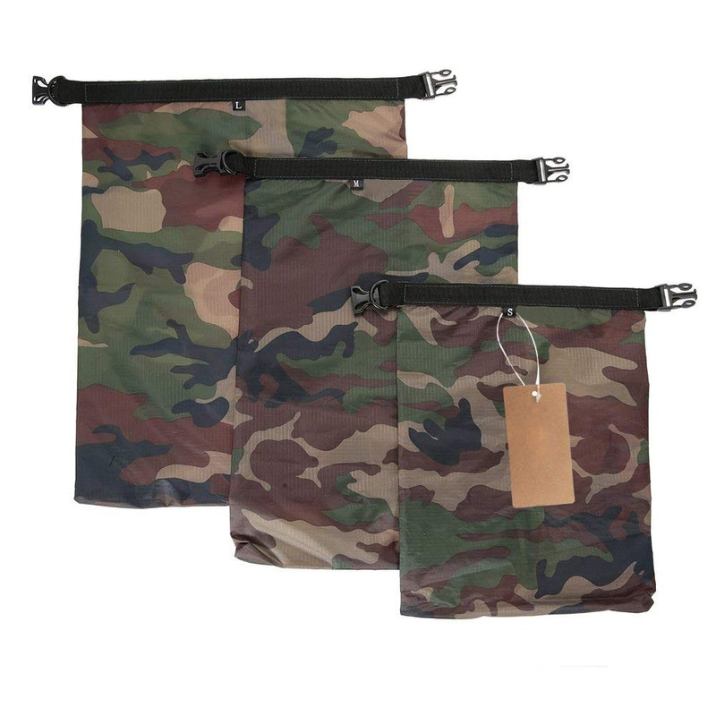 iwobi 3 Pcs Waterproof Bag,3L 5L 8L Dry Bag for