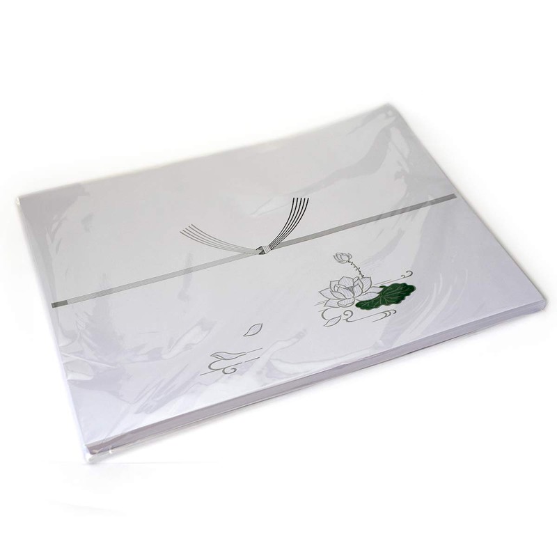 マルアイ のし紙 仏 掛け紙 厚口 半紙 100枚 ノフ-N602