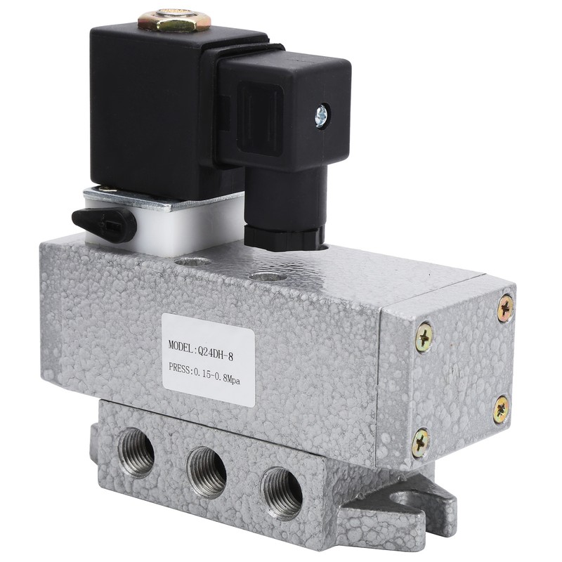 Electric Solenoid Valve G1/4in 2 Position 4 Way Square Single