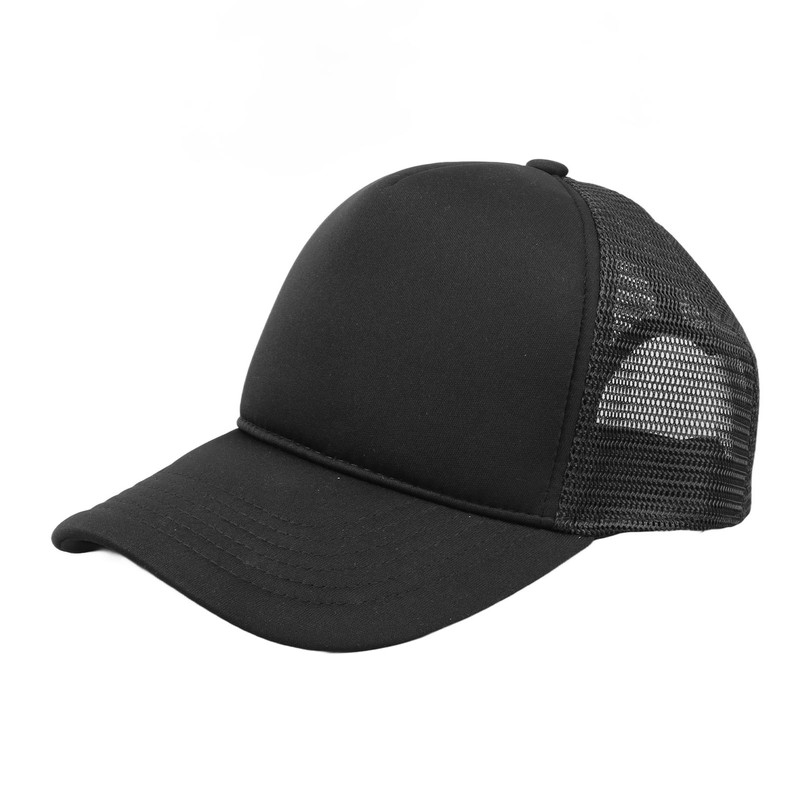 Man Baseball Cap Breathable Mesh Sun Protection High Top Adjustable