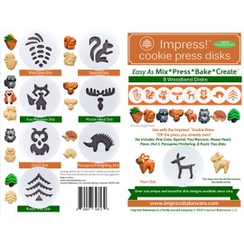 Woodland 8 Disk Set for Cookie Presses