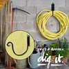 YANGSHUO Garden Hose Holder Outside: Wall Mount Water Hose Holder