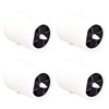 4Pcs Solar Powered LED Candle Light Yellow Flicker Tea Lamp
