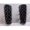 metaldevastation.com LEATHER SPIKED OLD SCHOOL GAUNTLET..DEAT - LEFT, BUCKLES, LARGE