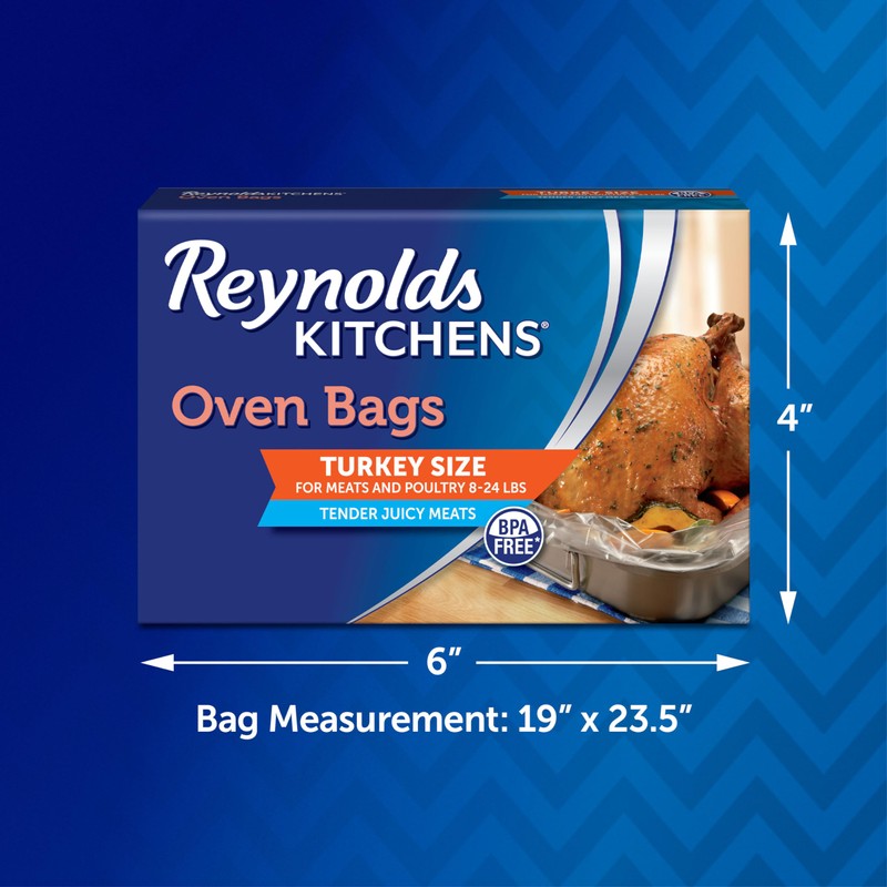Reynolds Kitchens Turkey Size Oven Bags, Holds Up to 24