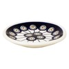 Small Original Bunzlauer Ceramic Plate (Saucer) Diameter 11.6 cm Decor