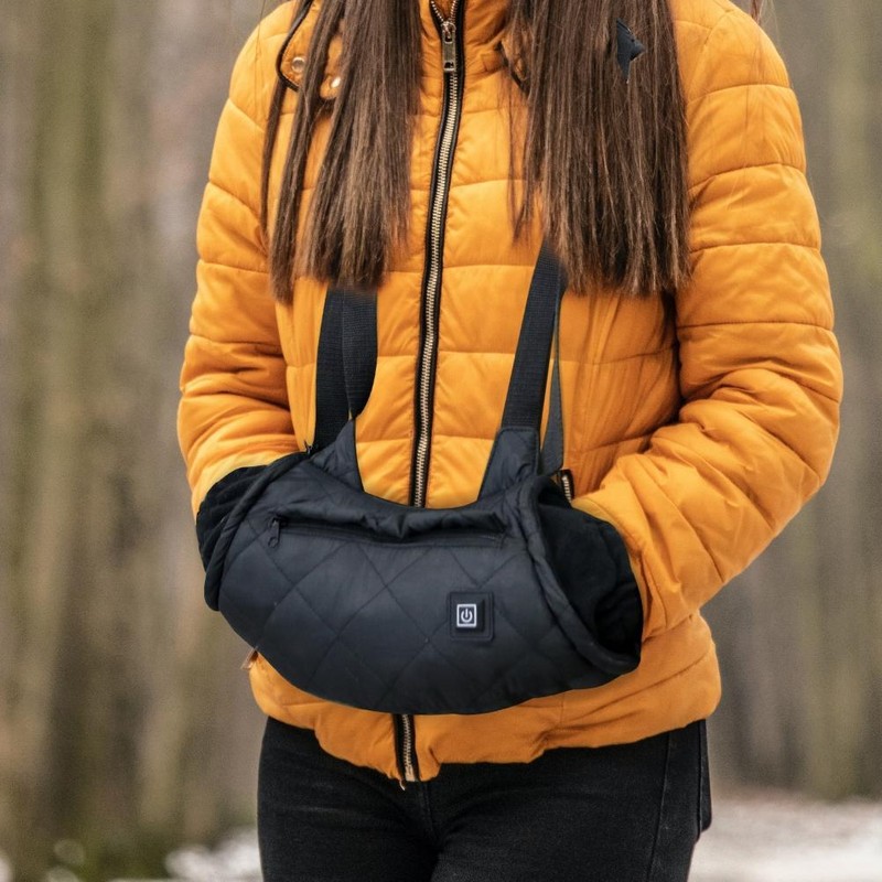 Winter Heated Hand Muff Electric Hand Warmer 3 Gear Temperature