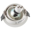 SEBSON Housing for Recessed Spotlights Round Pivoting Aluminium White Mounting