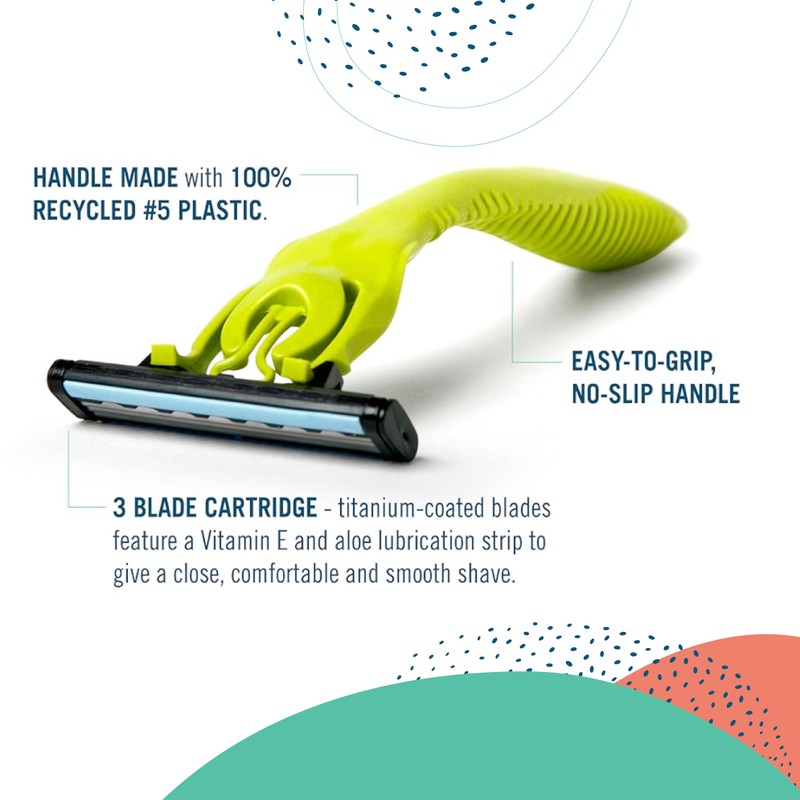 Preserve Shave 3 Razor Blade System - 3 Blade Razors