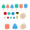 SUPVOX 16 Pcs Polishing Sponge Polishing Cone for Wheels Professional