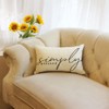 Ogiselestyle Farmhouse Throw Pillow Cover with Simply Blessed Quotes, 12
