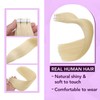 Blonde Hair Extensions #60 Tape in Hair Extensions Human Hair