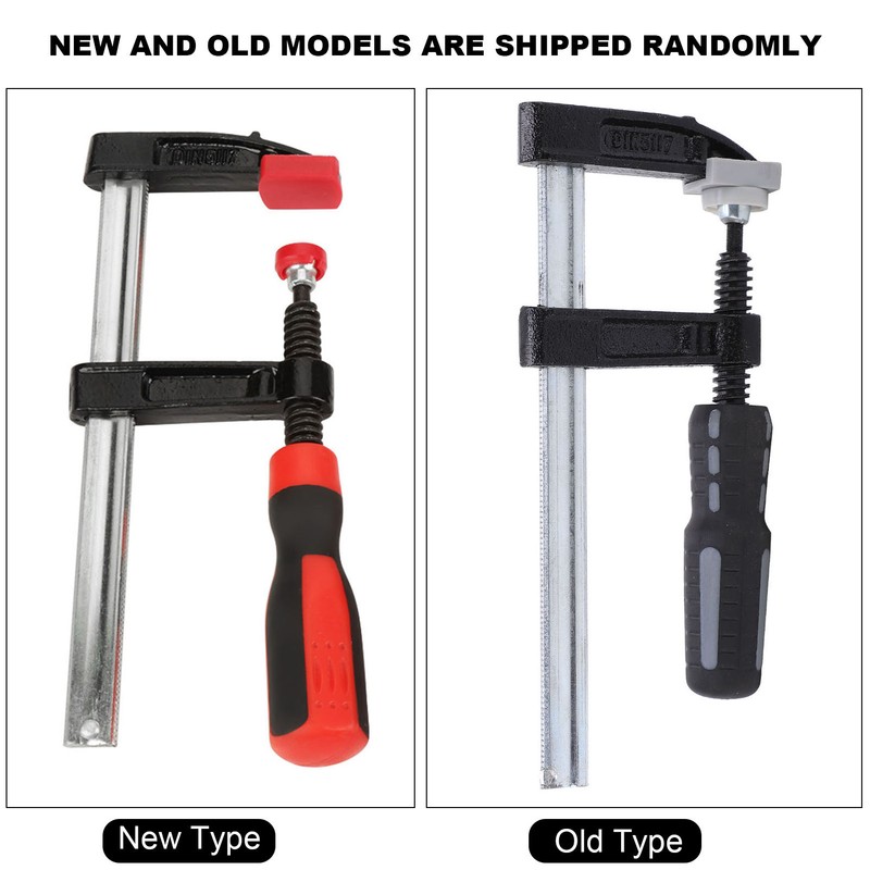 2Pcs Heavy Duty F Clamps Woodworking Bar Clips Quick Slide