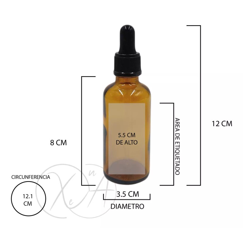 Envases Plasticos Botella Gotero Vidro Ambar 50 Ml Pipeta Negra