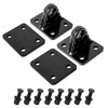 DING.PAI 2 Pack Shackles Mount, D-Ring Shackle Bracket with Backer