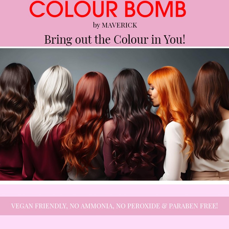Colour Bomb, Pink 250ml, Colour Depositing and Creme Conditioning Hair