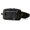 Mustache JJL-0321 Men's Body Bag, Waist Bag, Polyester, Black