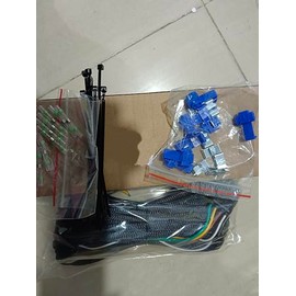 YIBEICO 30FT 4 Pin 5 Wire Trailer Wiring Harness Kit,18AWG Pure Copper Wires with Tinned Ends to Prevent Wear, for Connection of Tail Lights, Brake Lights and Turn Signals(30FT)