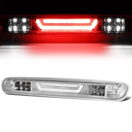 DNA Motoring 3BL-GMC07-3D-LED-CH 3D LED Bar Chrome Clear Third Brake Light/Cargo Light Low Power Consumption Compatible with 07-13 Chevy Silverado 1500 2500HD