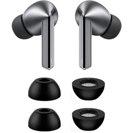 ALXCD Foam Ear Tips Compatible with Galaxy Buds 3 Pro Earbuds SM-R630N, 2 Pairs Memory Foam Replacement Earbuds Tips, Compatible with Galaxy Buds 3 Pro SM-630N 2 Pairs S