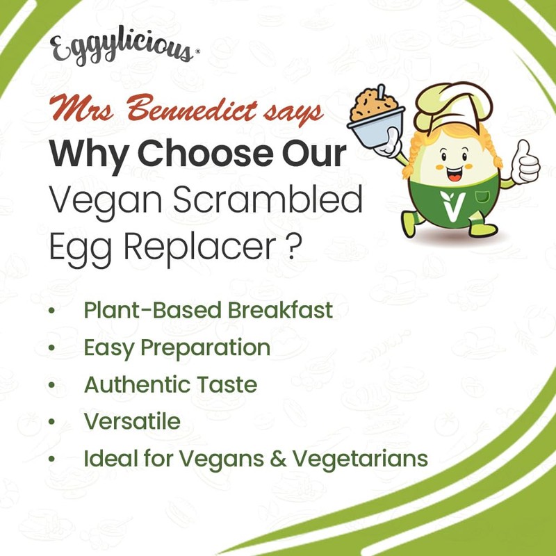 Eggylicious Vegan Scrambled Egg Replacer 1 lbs 8 oz (680