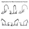 KWODE 6” Swivel Gooseneck Spout Replacement Kit for Commercial Kitchen