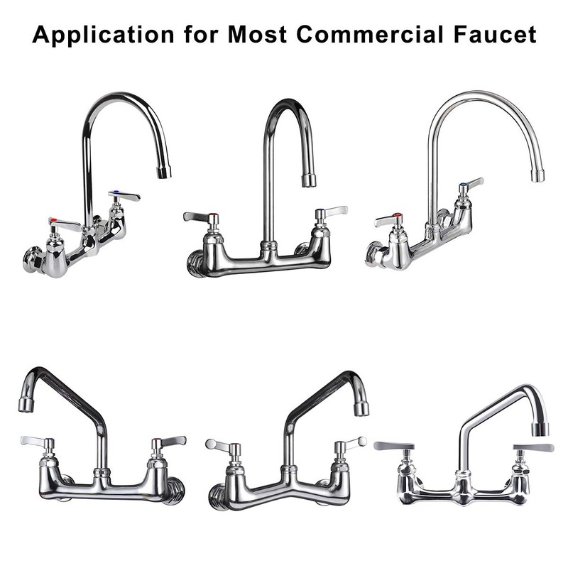 KWODE 6” Swivel Gooseneck Spout Replacement Kit for Commercial Kitchen