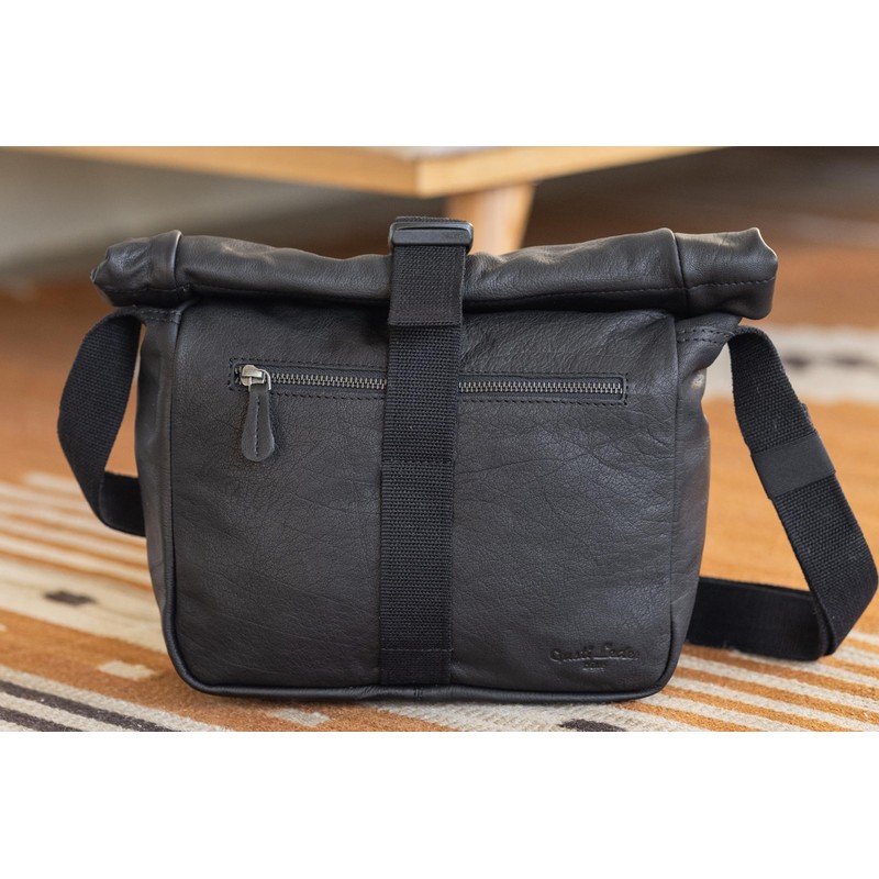 Gusti Luis Shoulder Bag Handbag Leather Black Leather, black