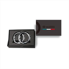 Eve Design Fog Lamp Bezel Cover [Bezeling] / Fiat 500 Series 1~6 Car with Genuine Fog Lamp Abarth 500/695/595 Series 1~6 Car with Genuine Fog Lamp Exclusive/Item Number: FCF-SMT (Silver Metallic